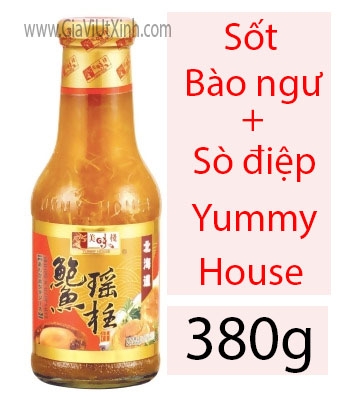 SỐT BÀO NGƯ SÒ ĐIỆP YUMMY HOUSE 380G - ABALONE SCALLOPS SAUCE