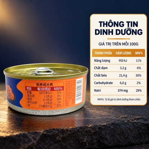 SỐT GẠCH CUA HẢI LĨNH QUAN 100G - CRAB ROE SAUCE