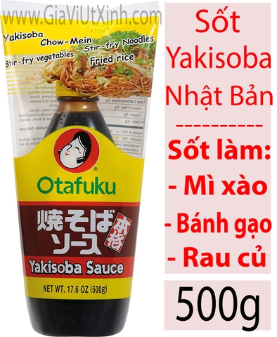 SỐT MÌ XÀO NHẬT BẢN 500G - YAKISOBA SAUCE