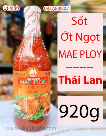 SỐT ỚT NGỌT MAE PLOY THÁI LAN 920G - SWEET CHILLI SAUCE