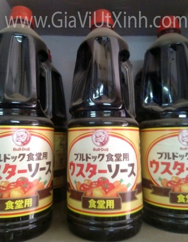 SỐT RAU CỦ NHẬT BẢN 1,8 LÍT - JAPAN TONKATSU SAUCE BULL DOG
