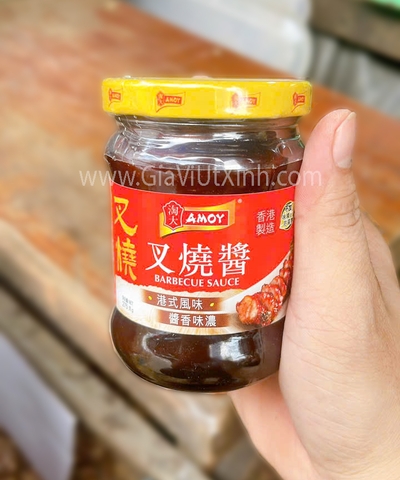 SỐT ƯỚP ĐỒ NƯỚNG AMOY 275G - AMOY BARBECUE SAUCE - SỐT XÁ XÍU HONG KONG