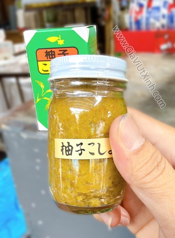 SỐT YUZU KOSHO (XANH LÁ) NHẬT BẢN 80G - SỐT TIÊU QUÝT XANH