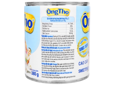 SỮA ĐẶC ÔNG THỌ LON 380G
