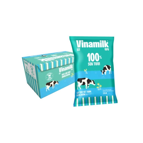 SỮA TƯƠI KHÔNG ĐƯỜNG 220ML VINAMILK