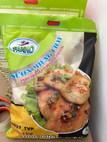 SƯỜN MIẾNG CHAY PANKO 1KG - SƯỜN NON CHAY