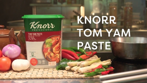 SÚP NỀN LẨU THÁI KNORR 1,5KG - KNORR TOM YAM PASTE
