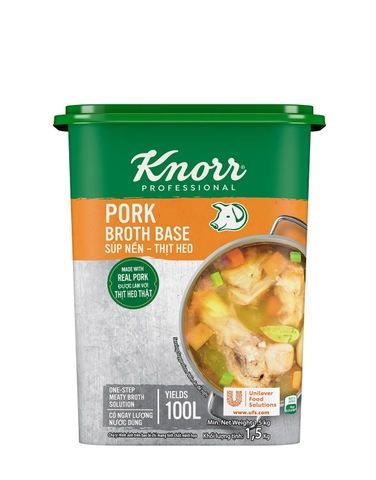 SÚP NỀN THỊT HEO KNORR 1,5KG