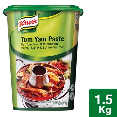 SÚP NỀN LẨU THÁI KNORR 1,5KG - KNORR TOM YAM PASTE