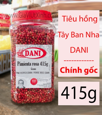 TIÊU HỒNG TÂY BAN NHA 50G - 100G - 415G - DANI PINK PEPPERCORN