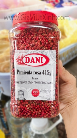 TIÊU HỒNG TÂY BAN NHA 50G - 100G - 415G - DANI PINK PEPPERCORN