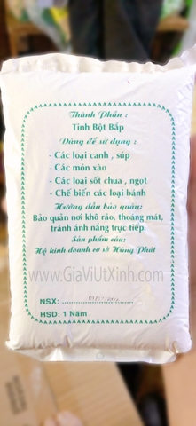 TINH BỘT BẮP 100% BAHACO -  KOREA CORN STARCH