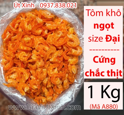 TÔM KHÔ NGỌT SIZE ĐẠI 500G- 1KG - CỨNG, CHẮC THỊT- TÔM KHÔ CỦ KIỆU (MÃ A880)