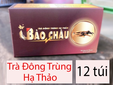 TRÀ ĐÔNG TRÙNG HẠ THẢO BẢO CHÂU 12 TÚI - CORDYCEPS TEA