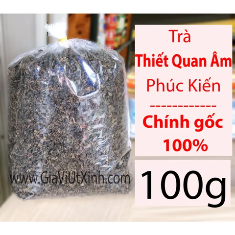 TRÀ THIẾT QUAN ÂM PHÚC KIẾN 100G - IRON GODDESS TEA - TIEGUANYIN TEA - IRON GUANYIN TEA