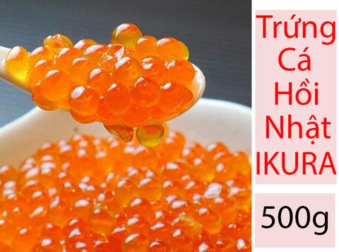 TRỨNG CÁ HỒI IKURA 500G - TRỨNG CÁ HỒI NHẬT BẢN