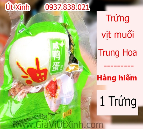TRỨNG VỊT MUỐI BIỂN TRUNG HOA 10 TRỨNG - SALTED DUCK EGGS - TRỨNG VỊT MUỐI CÔN MINH