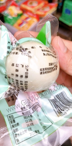 TRỨNG VỊT MUỐI BIỂN TRUNG HOA 10 TRỨNG - SALTED DUCK EGGS - TRỨNG VỊT MUỐI CÔN MINH