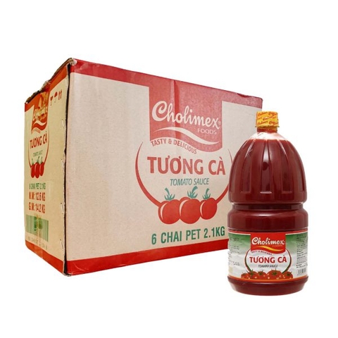 TƯƠNG CÀ CHOLIMEX 2,1 KG - CHOLIMEX KETCHUP - TOMATO SAUCE