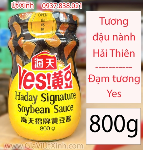 TƯƠNG ĐẬU NÀNH HẢI THIÊN (ĐẠM TƯƠNG) YES 800G -  HADAY SIGNATURE