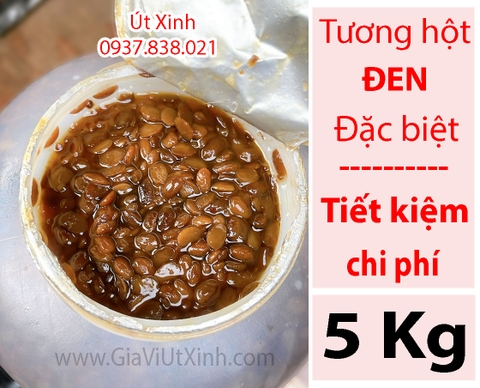 TƯƠNG HỘT ĐEN LOẠI ĐẶC BIỆT 5KG - BLACK BEAN SAUCE - TƯƠNG HỘT ĐEN CON GÀ VĨNH THUẬN