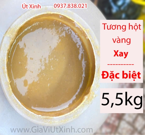 TƯƠNG HỘT VÀNG XAY 5,5KG - LOẠI ĐẶC BIỆT - ĂN CHAY VÀ MẶN