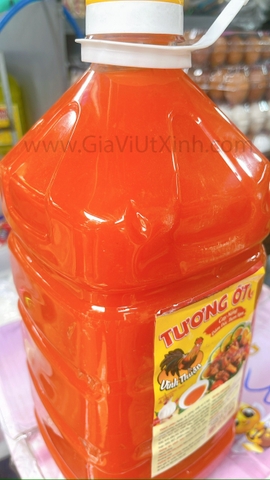TƯƠNG ỚT CAY NỒNG CON GÀ VĨNH THUẬN 5KG -  EXTRA HOT CHILI SAUCE