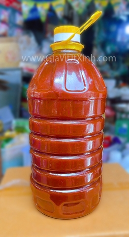 TƯƠNG ỚT CON GÀ VĨNH THUẬN 5 LÍT - LOẠI ĐẶC BIỆT CAY THẬT