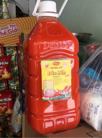 TƯƠNG ỚT ĐẦU BẾP 5 LÍT CAO