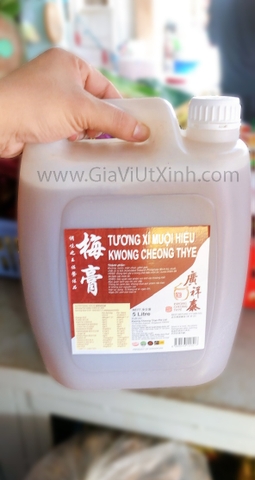 TƯƠNG XÍ MUỘI HIỆU QUẢNG TRƯỜNG THÁI 5 LÍT - TƯƠNG XÍ MUỘI HIỆU KWONG CHEONG THYE - TƯƠNG XÍ MUỘI HONG KONG