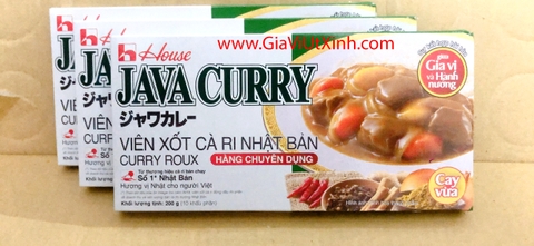 VIÊN NẤU CÀ RI NHẬT BẢN JAVA CURRY 200G - JAPAN JAVA CURRY HOUSE