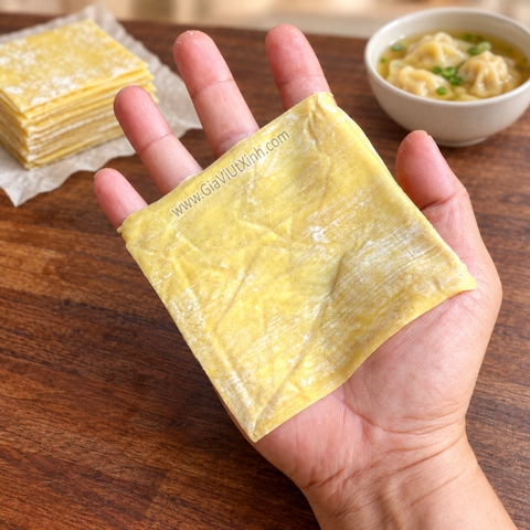 VỎ HOÀNH THÁNH KWONG CHEONG THYE 1KG – WONTON WRAPPERS SINGAPORE