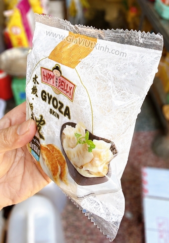 VỎ SỦI CẢO HAPPY BELLY 300G - GYOZA SKIN LÀM MANDU, DUMPLING