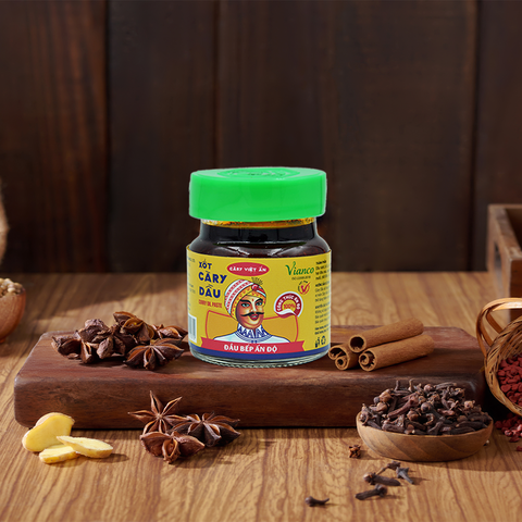 XỐT CÀ RI DẦU HIỆU ĐẦU BẾP ẤN ĐỘ VIANCO 45G