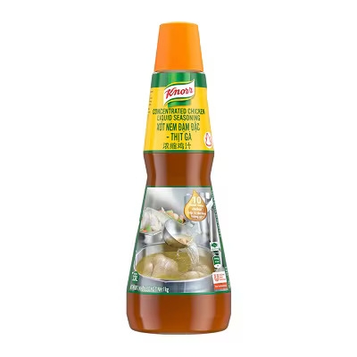 XỐT NÊM ĐẬM ĐẶC THỊT GÀ KNORR 1KG - CỐT GÀ KNORR 1KG - CONCENTRATED CHICKEN STOCK LIQUID SEASONING