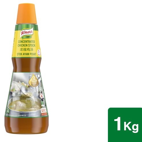 XỐT NÊM ĐẬM ĐẶC THỊT GÀ KNORR 1KG - CỐT GÀ KNORR 1KG - CONCENTRATED CHICKEN STOCK LIQUID SEASONING