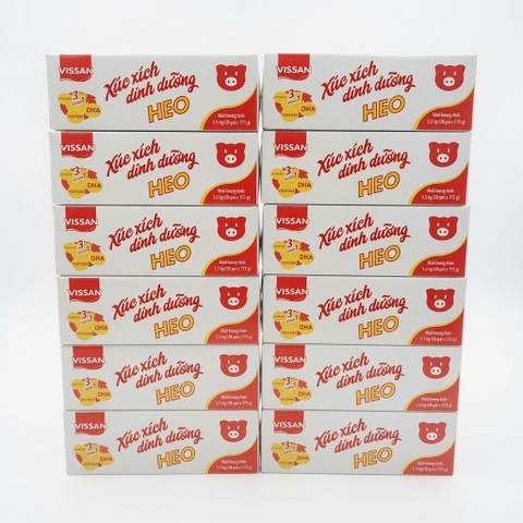 XÚC XÍCH HEO DINH DƯỠNG VISSAN 35G (THÙNG 20 GÓI)