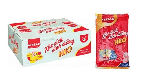XÚC XÍCH HEO DINH DƯỠNG VISSAN 35G (THÙNG 20 GÓI)