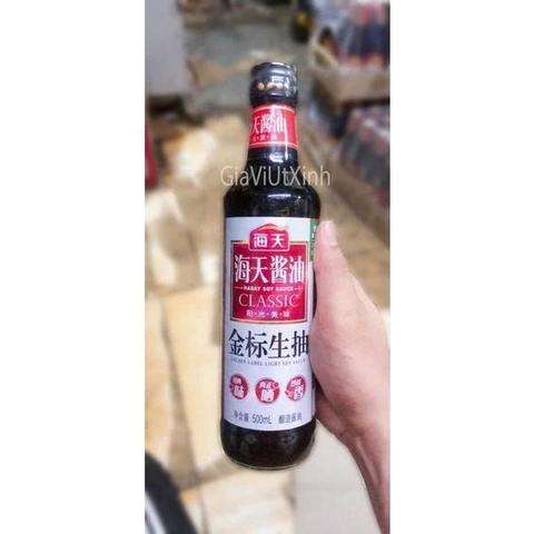 NƯỚC TƯƠNG HẢI THIÊN HADAY 500ML - HADAY SOY SAUCE CLASSIC 500ML