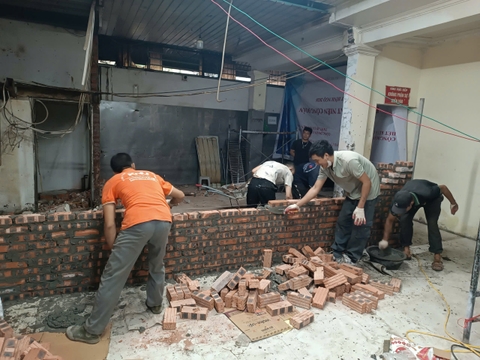 CÔNG TRÌNH CẢI TẠO BẾP NHÀ HÀNG