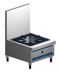 Bếp hầm đơn có vách