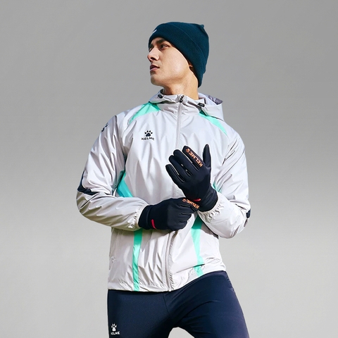 ÁO KHOÁC DỆT TAY DÀI KELME - MÃ 8461WT1130