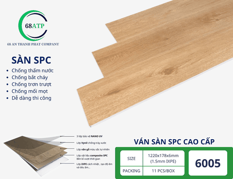 Sàn nhựa SPC 6mm mới ra mắt có gì nổi bật?