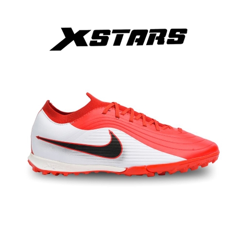 Giày Bóng Đá Xstars Cổ Dệt Đỏ Trắng