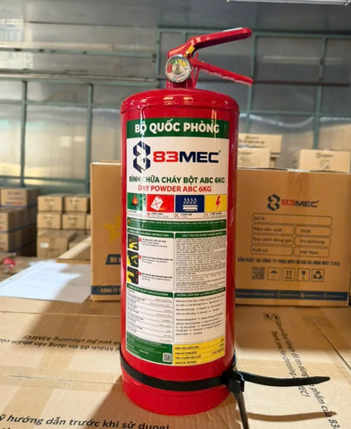 Bình bột ABC chữa cháy loại 6kg