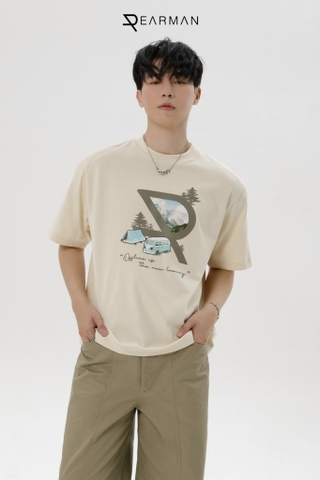 CAMPING TEE- BEIGE