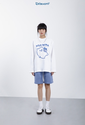 BOBA TEE- WHITE