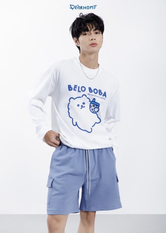 BOBA TEE- WHITE