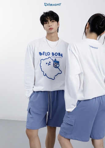 BOBA TEE- WHITE