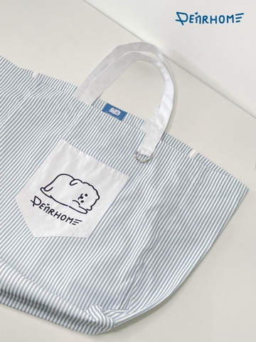 BIU TOTE BAG- STRIPE